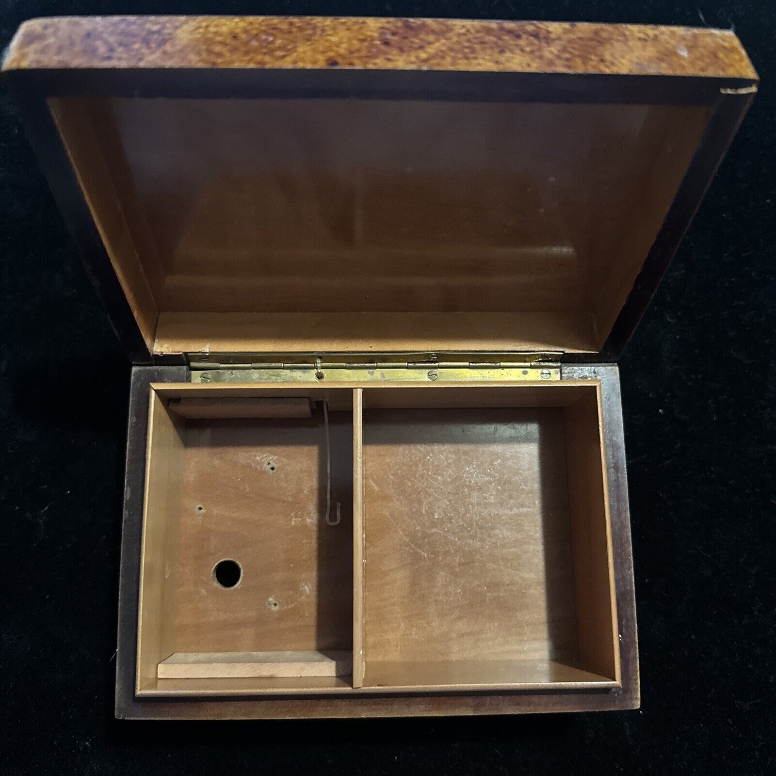 Antique Marquetry Wooden Box