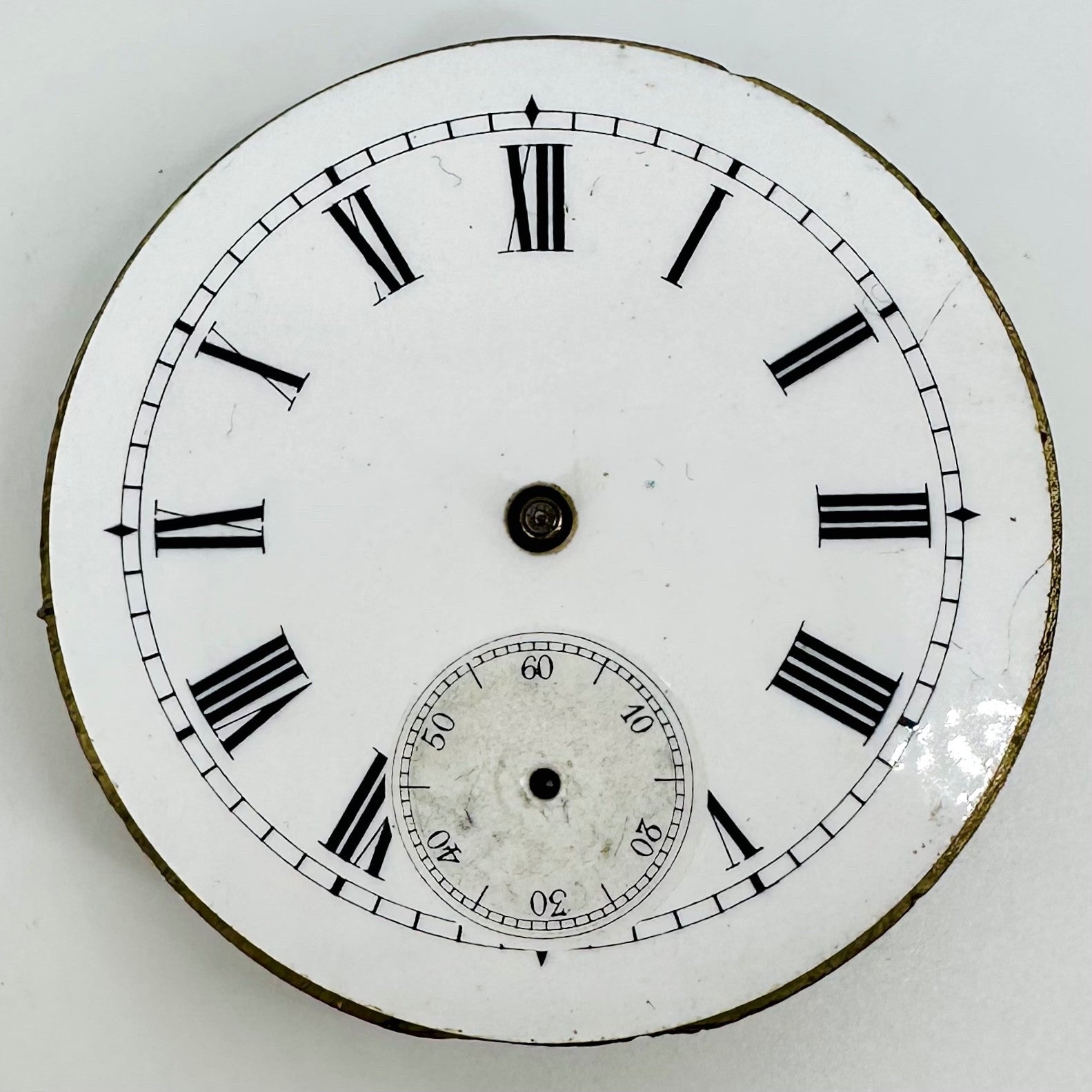 Antique Coullery Frères Pocket Watch Movement – 45mm, Key Wound - Spares/Repair