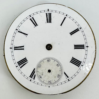 Antique Coullery Frères Pocket Watch Movement – 45mm, Key Wound - Spares/Repair