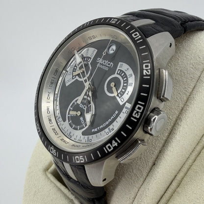 Swatch Irony Black Haze Chronograph YRS413 – Swiss Made