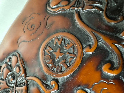 Antique Carved Resin Decorative Box