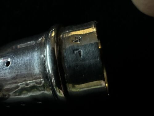 Antique Silver Pepper Pot - Birmingham 1897