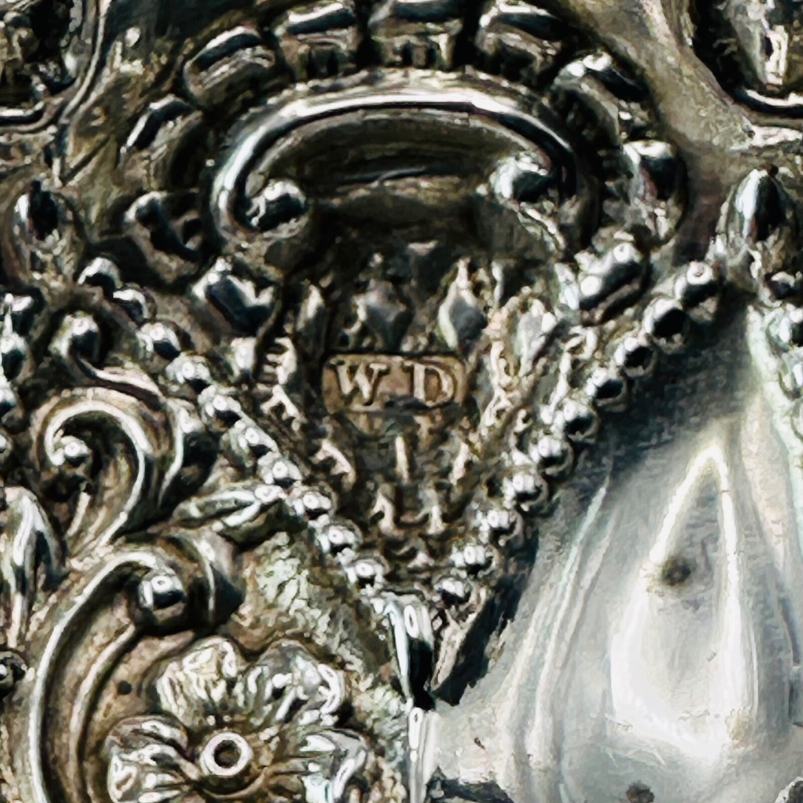 Pair of Antique Silver Trinket Dishes - Birmingham 1901 by William Devenport