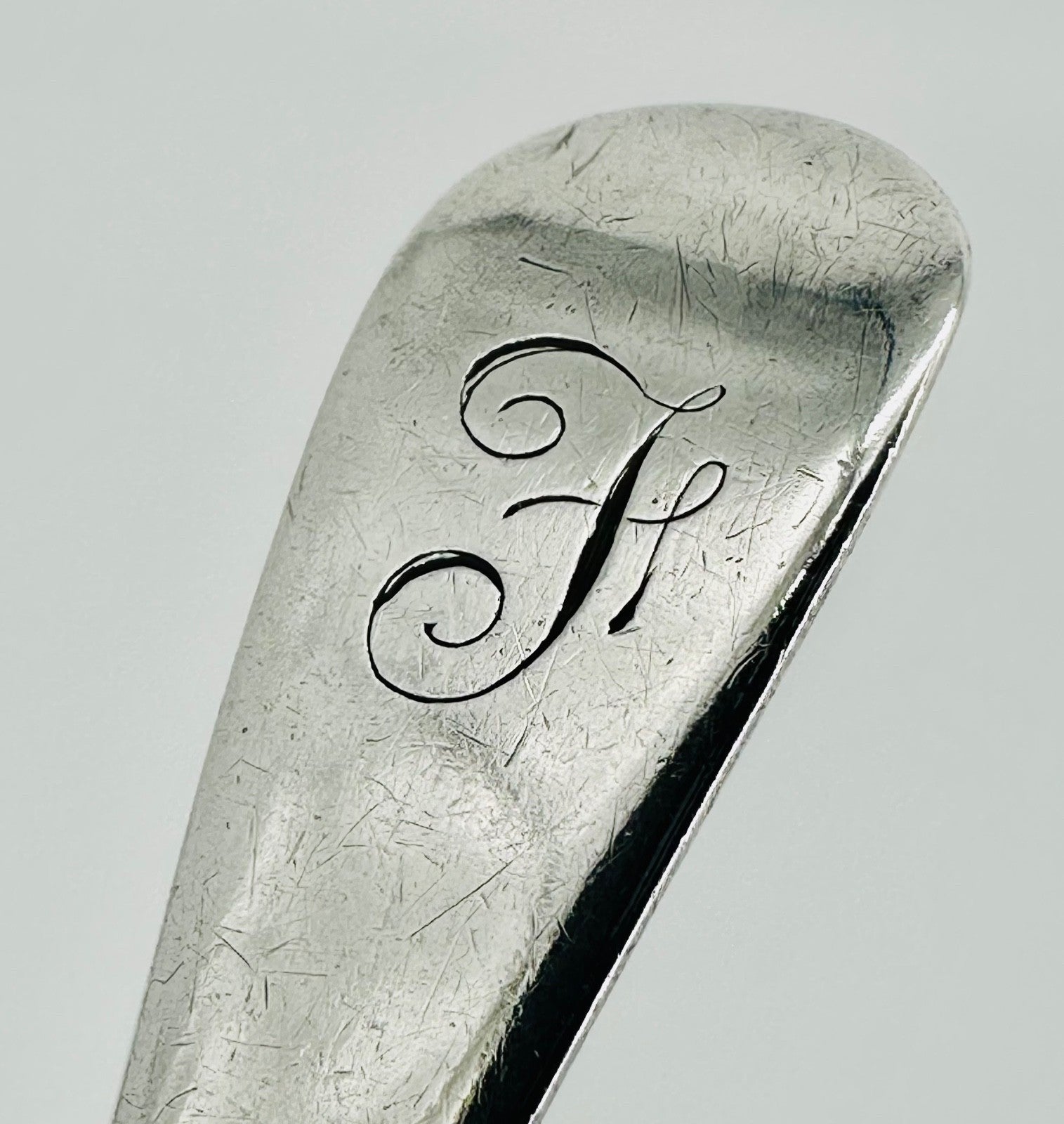 Antique 1913 Solid Silver Teaspoon – John Round & Son Ltd – Sheffield Hallmark