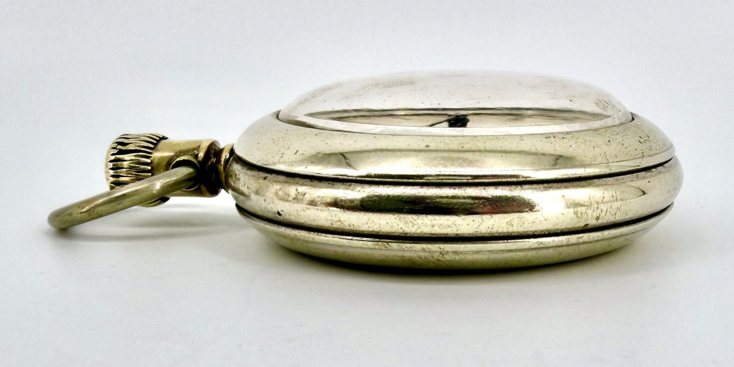 Antique “The Waterbury Watch Co.” Pocket Watch – Working – Series J - c.1890s