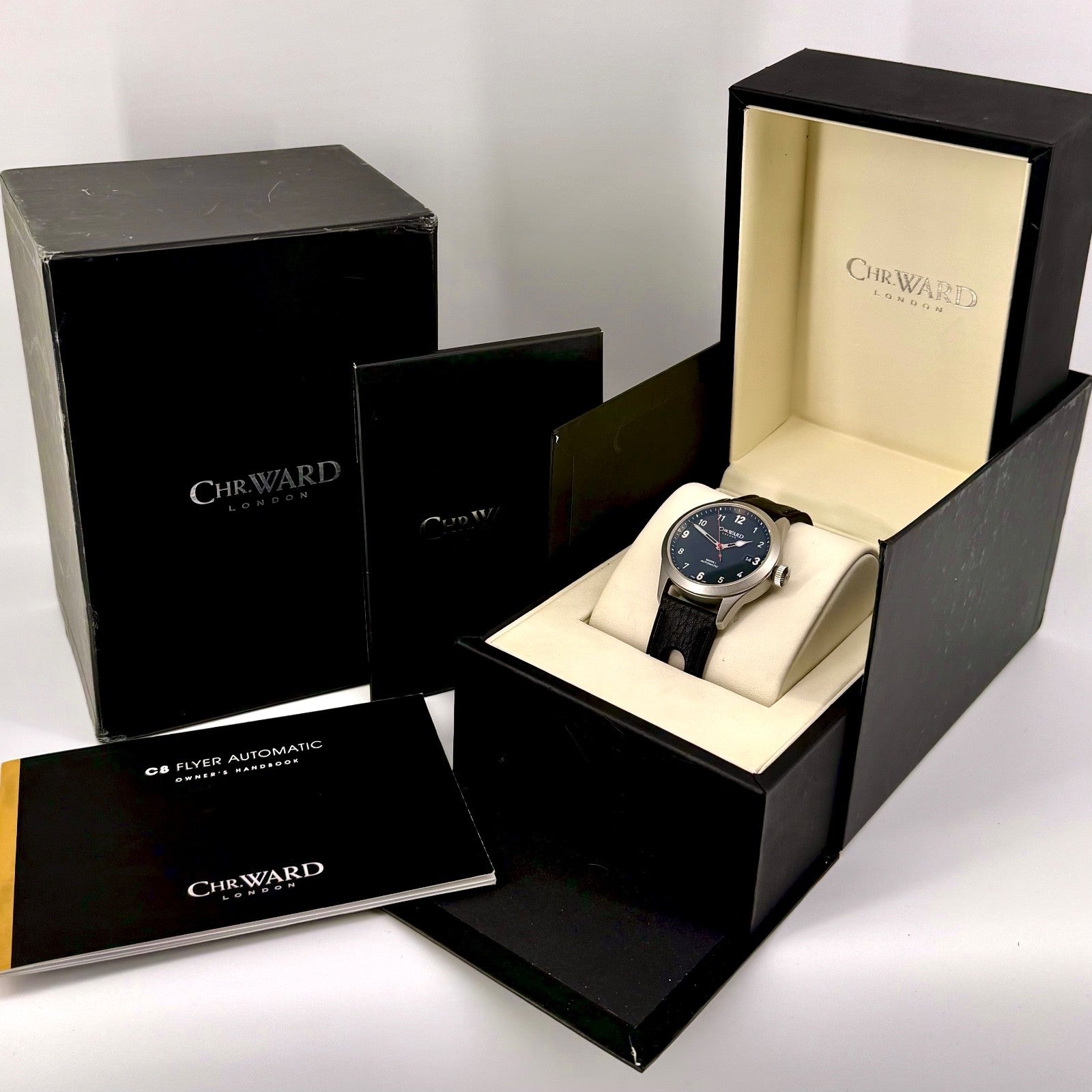Christopher Ward C8 Flyer Automatic Mk I – Boxed, Cert, 2017, Excellent