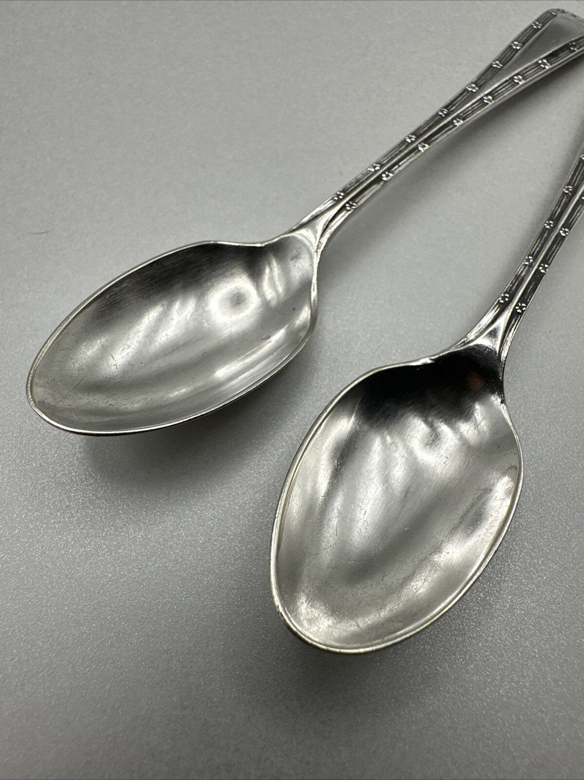 Pair of Antique Silver Plated Spoons