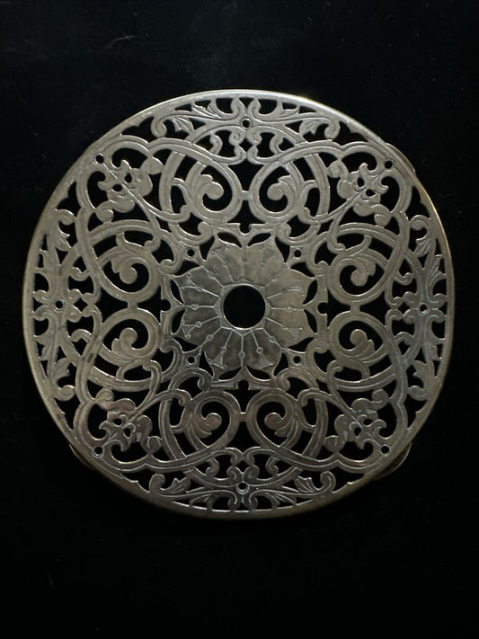 Antique Silver Plate Trivet - Manco Electroplate