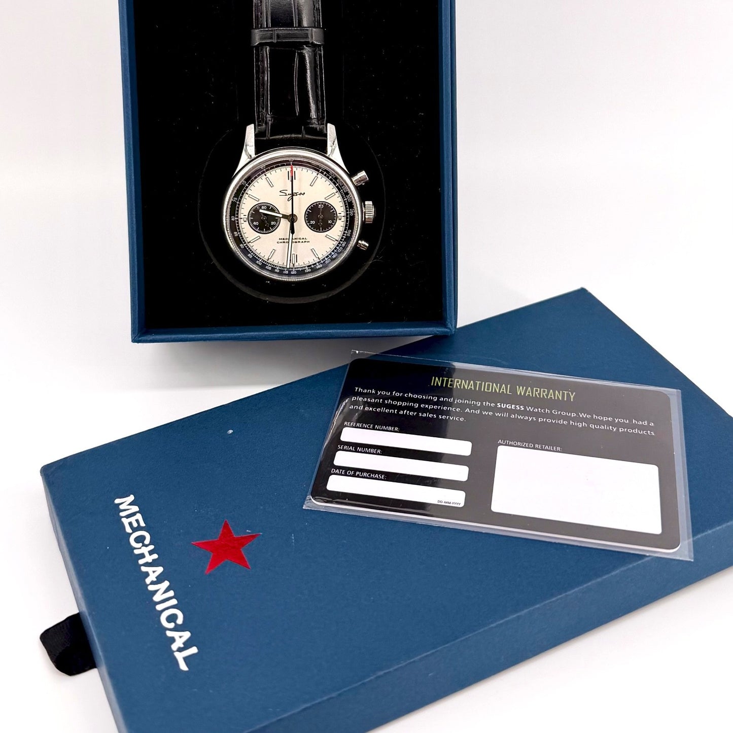 Sugess ST1901 Mechanical Chronograph Watch – Boxed – Excellent Condition