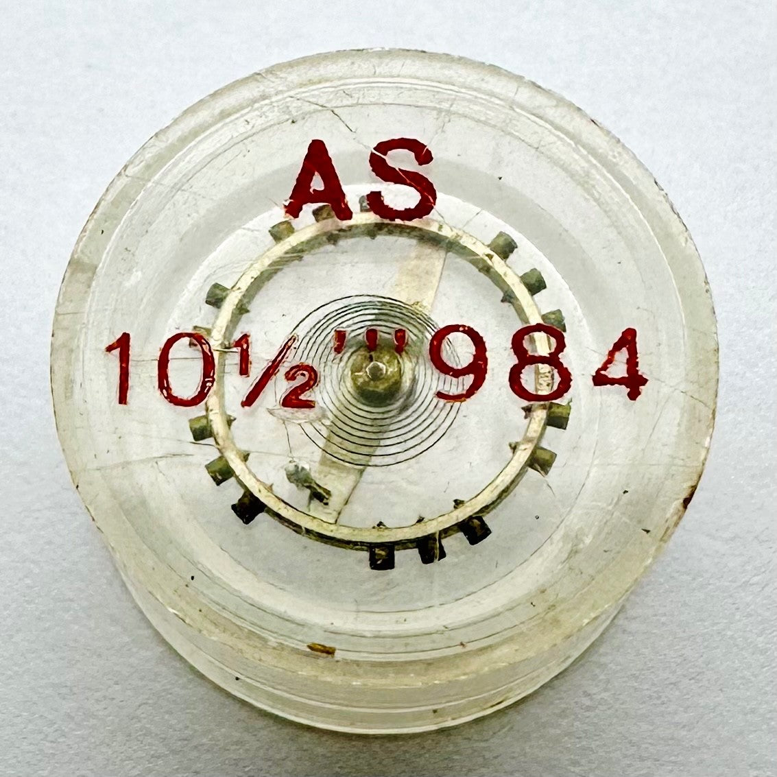 Vintage Balance Wheel & Hairspring – AS 10½’’’ Cal. 984