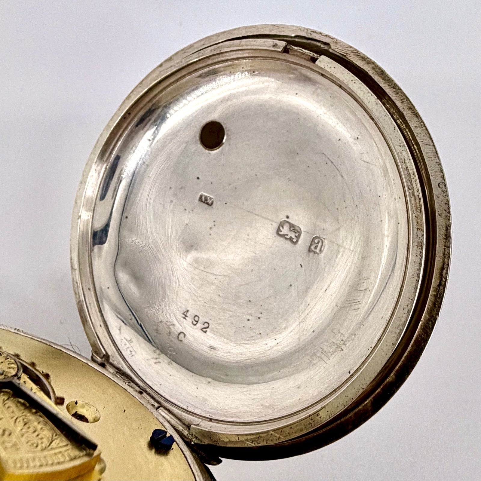 Antique Silver Pocket Watch - Birmingham 1900, Alfred Wigley – Working