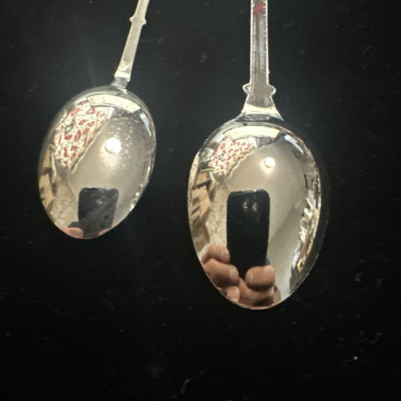 Pair of Rome Souvenir Spoons