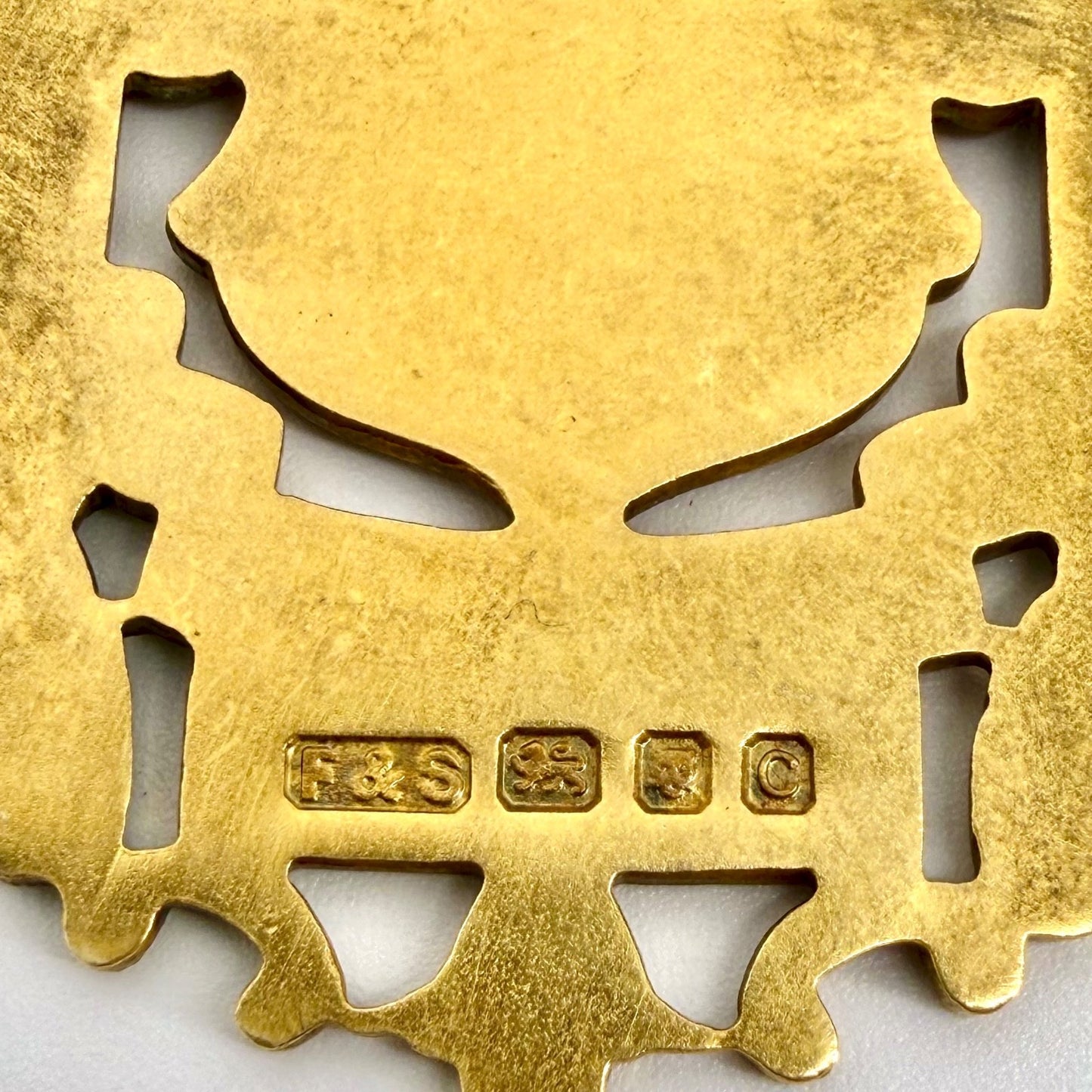 Vintage Silver Gilt Masonic Badge – Royal Masonic Benevolent Instn 1939