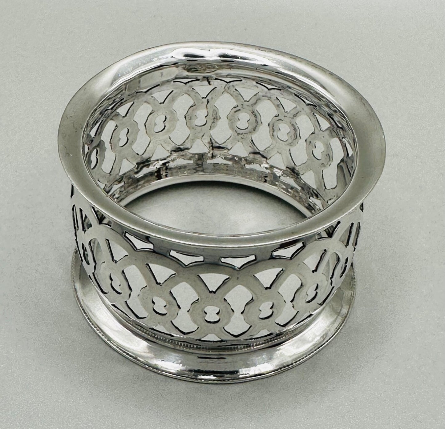 Antique Silver Napkin Ring, Birmingham 1900 by Reynolds & Westwood