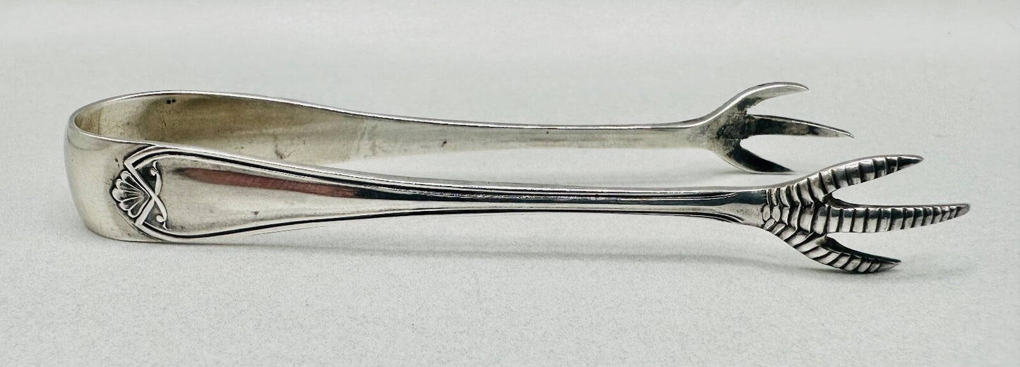 Antique 1926 Sterling Silver Sugar Tongs - Cooper Brothers & Sons Ltd, Sheffield