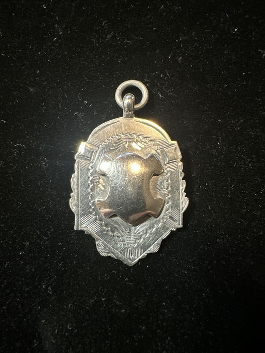 Antique Silver Fob Pendant - Birmingham 1935 Fred H Adams & Co