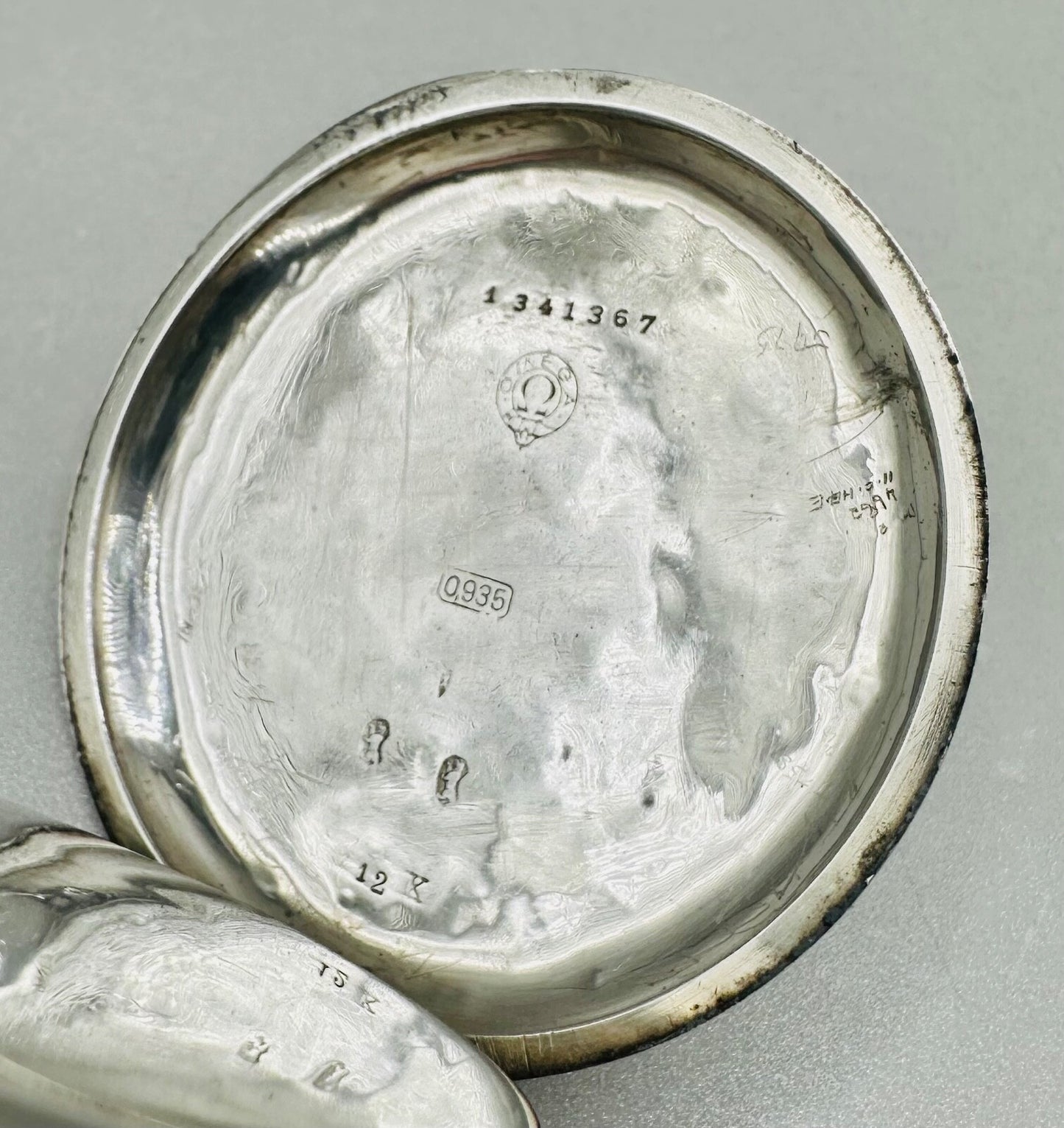 Antique Omega 935 Silver Pocket Watch (1894-1899) – Good Working Condition