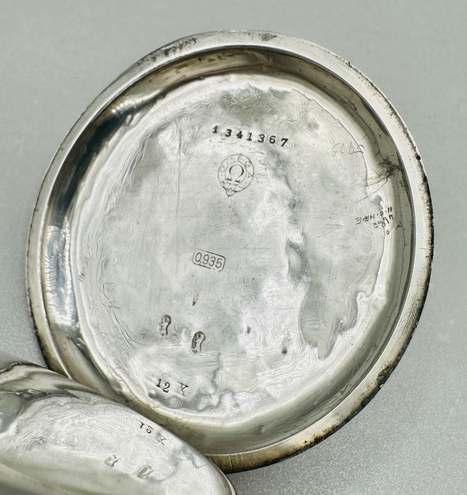 Antique Omega 935 Silver Pocket Watch (1894-1899) – Good Working Condition