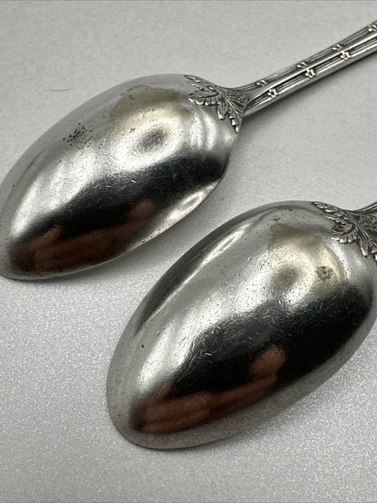 Pair of Antique Silver Plated Spoons