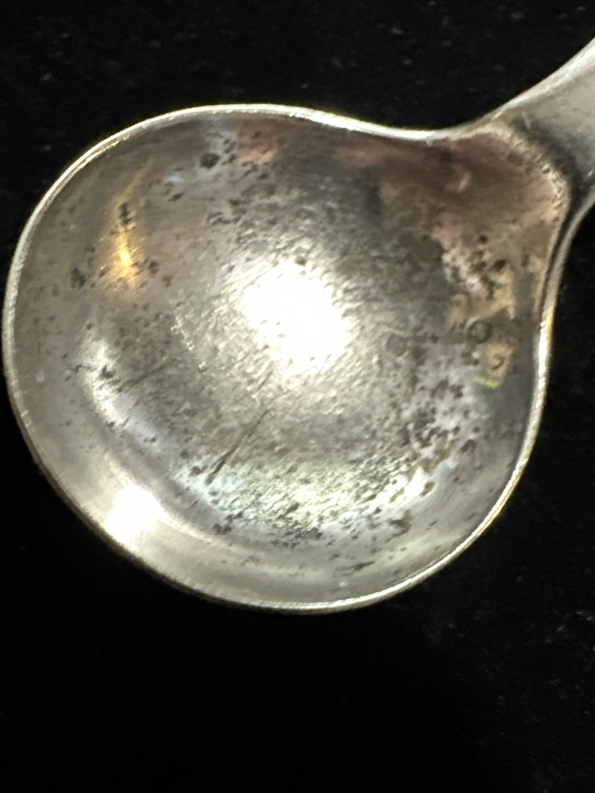 Antique Silver Plate Salt Spoon