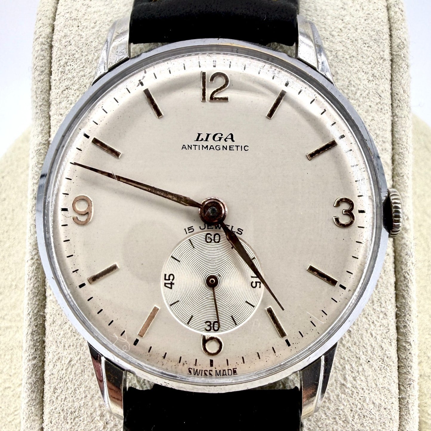 Vintage LIGA Antimagnetic Swiss Mechanical Watch – AS 1002/984 – c.1940s