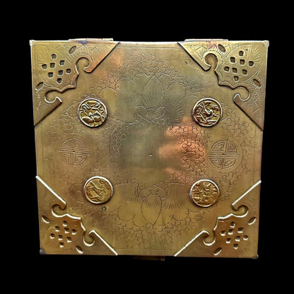 Antique Chinese Brass Box