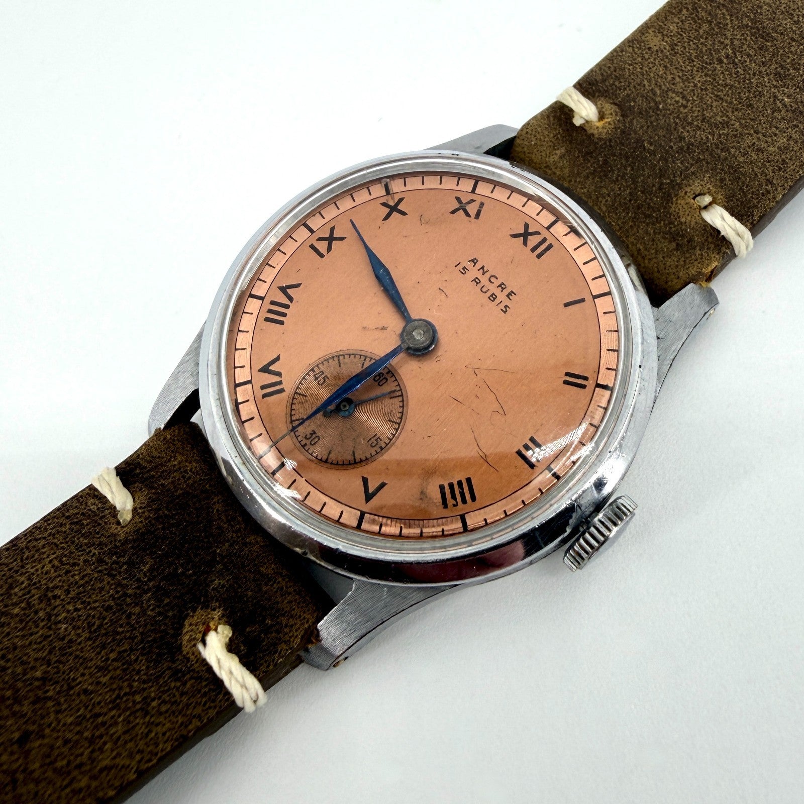 Vintage Swiss Wristwatch – “Ancre 15 Rubis” – AS 1002 / 984 - c.1940s - Working