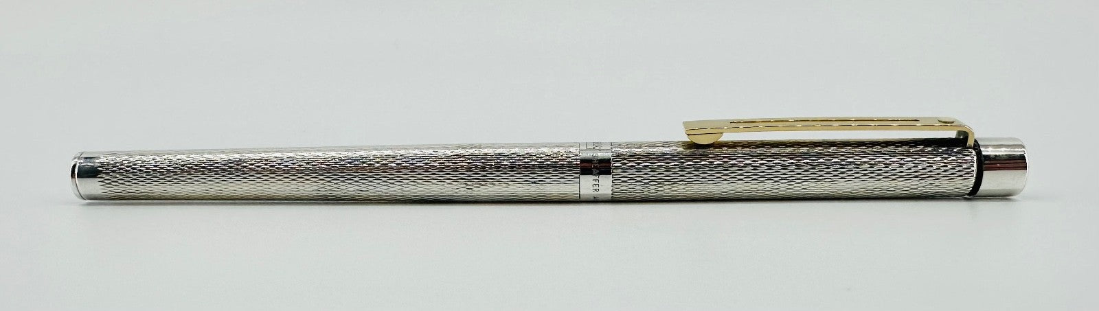 Vintage Sheaffer Targa Sterling Silver Fountain Pen, 14k Gold Nib, Australia