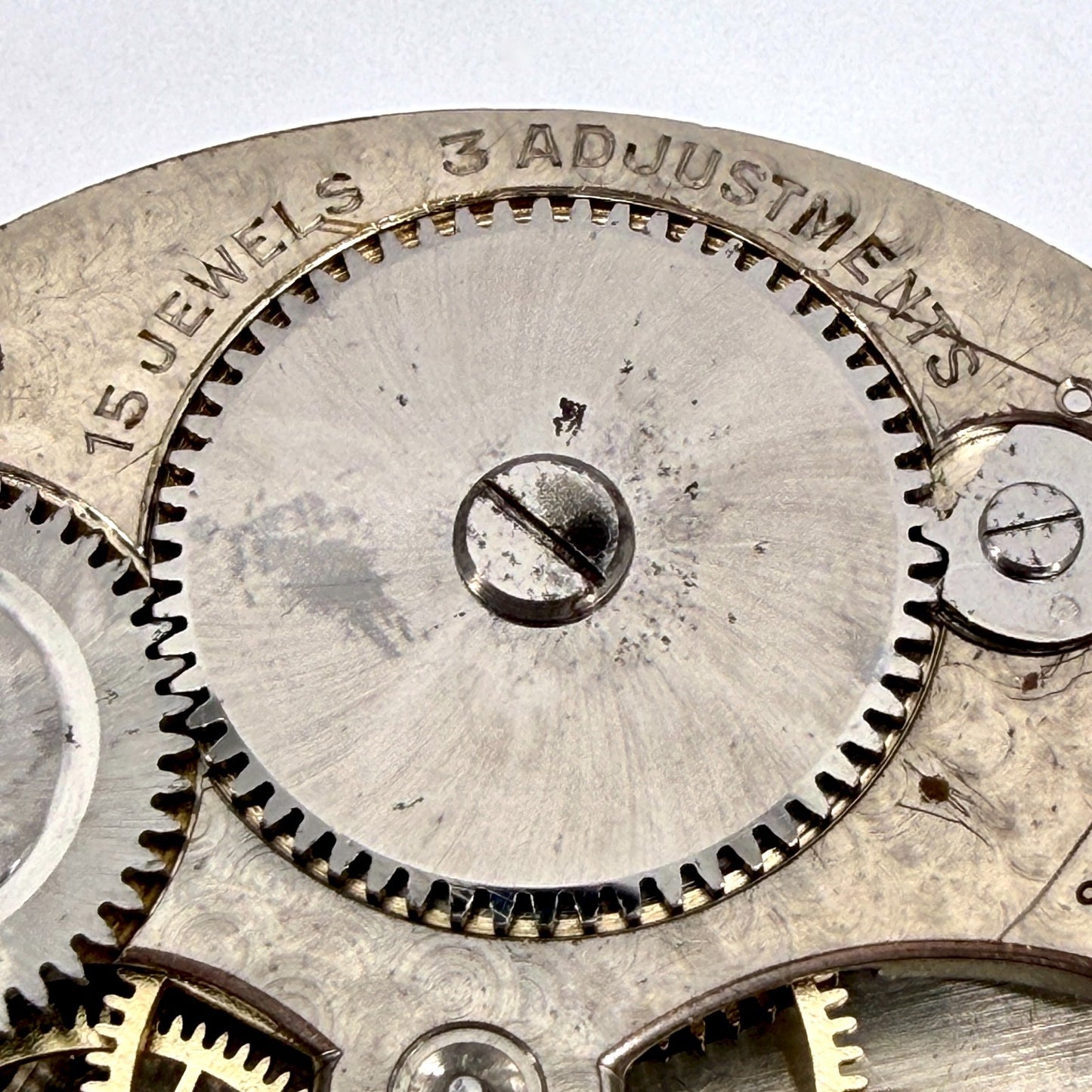 Vintage ADMIRAL CYMA Cal. 998 Pocket Watch Movement – 15J – Working