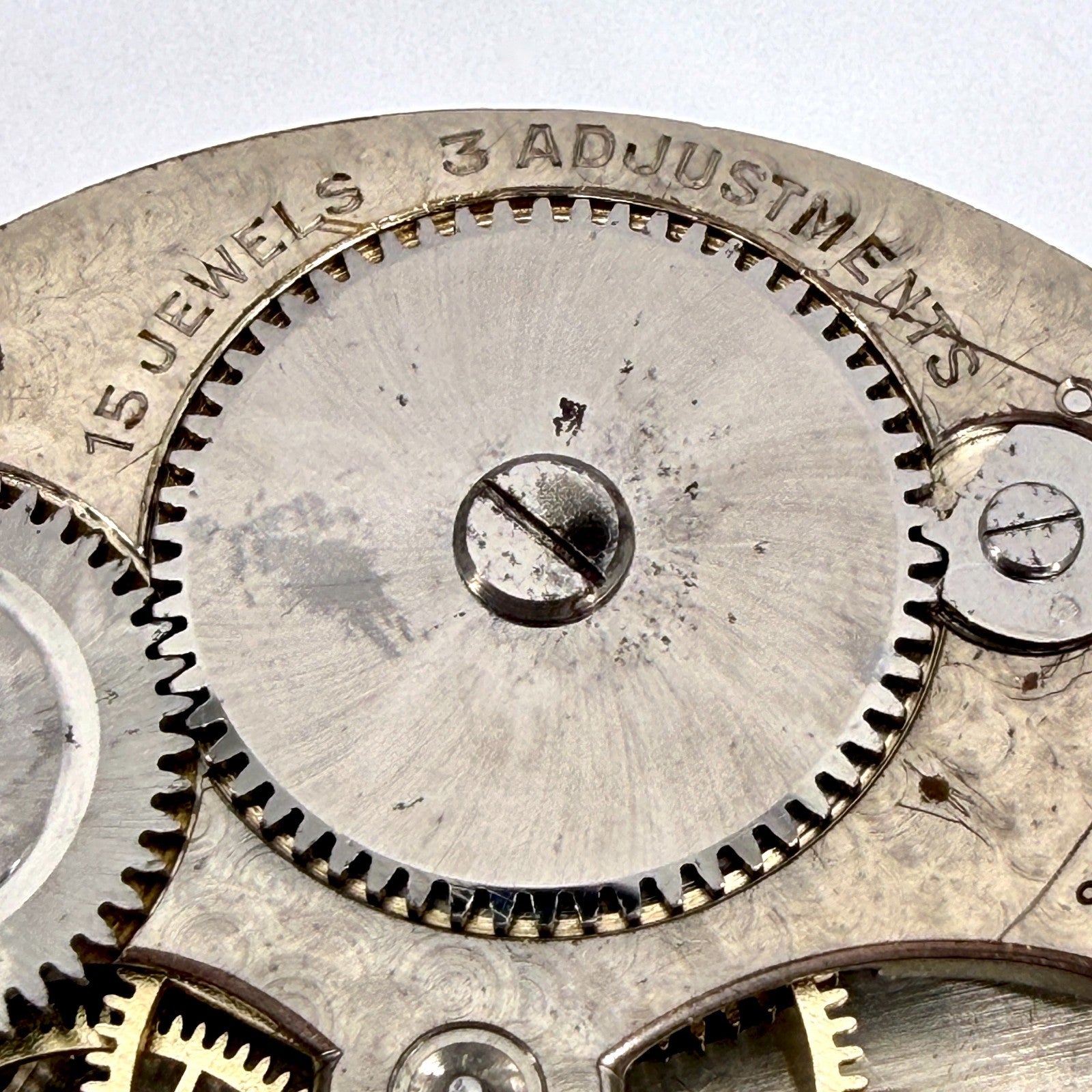 Vintage ADMIRAL CYMA Cal. 998 Pocket Watch Movement – 15J – Working