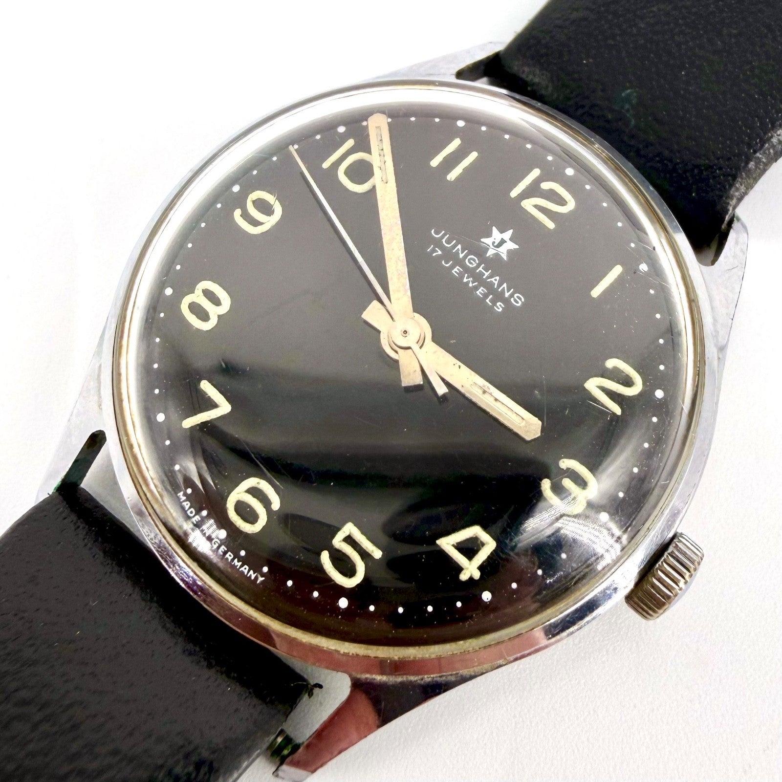 Vintage Junghans 620.00 Wristwatch, 17 Jewels, Manual Wind, c.1967–1972, Working