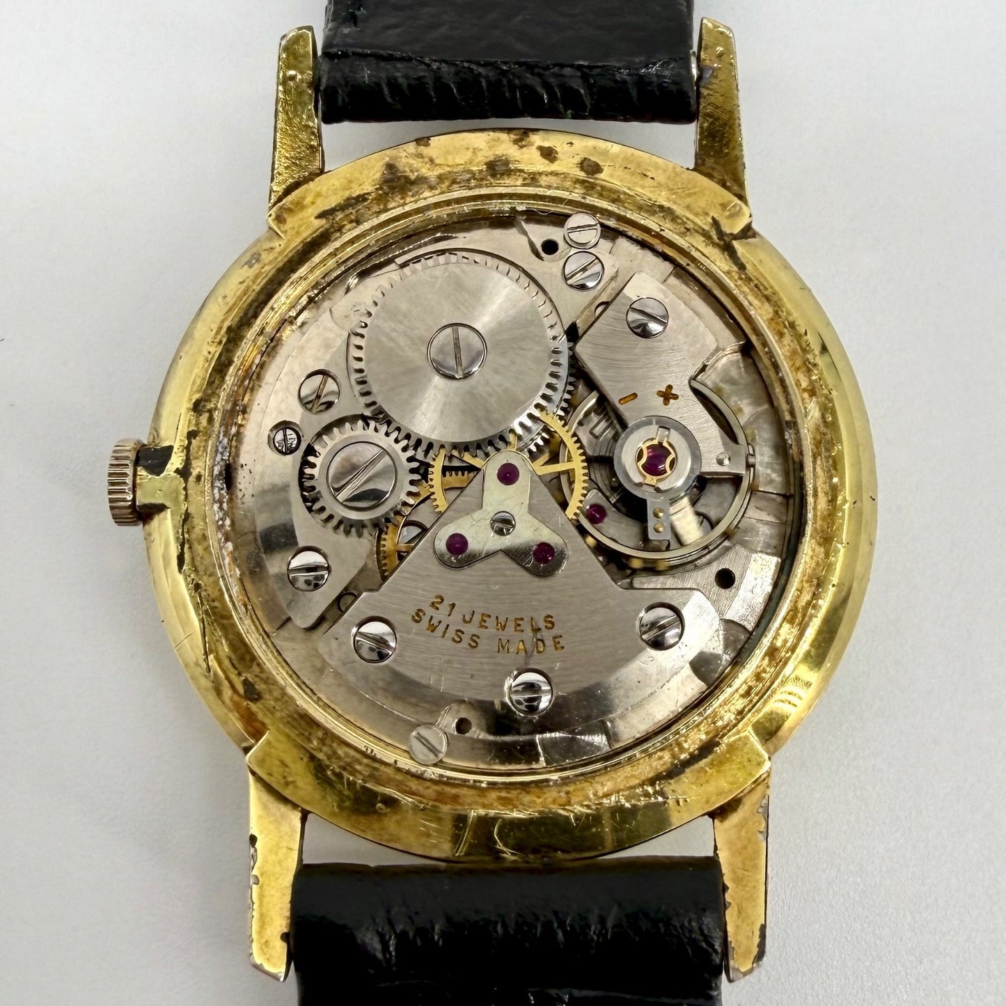 Vintage MuDu Swiss Watch – 21 Jewels – Geneva Sport 51 Movement – Extra Flat