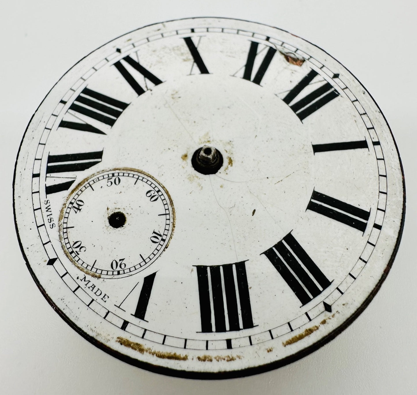Antique Swiss Pocket Watch Movement – Spares or Repair