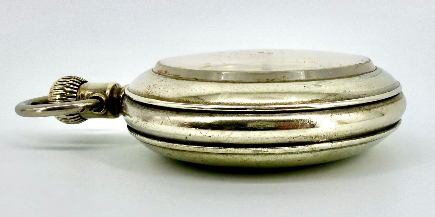 Antique “The Waterbury Watch Co.” Pocket Watch – Working – Series J - c.1890s