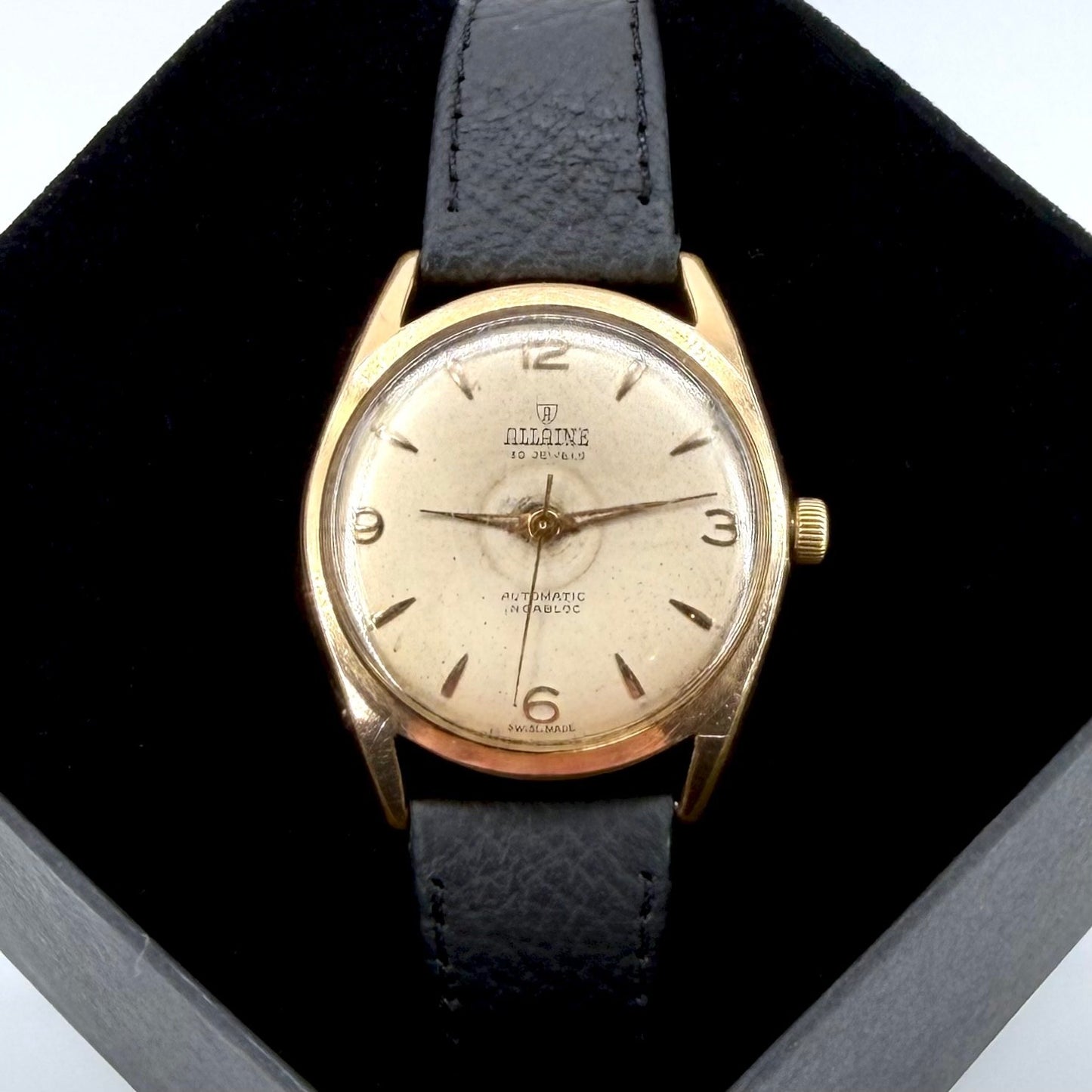 Vintage Allaine Automatic Watch – Felsa 4000 – 30 Jewels – c.1950s Swiss