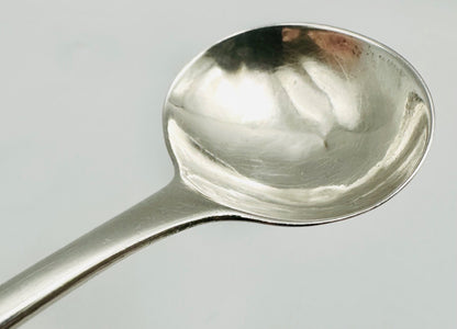 Antique Sterling Silver Salt Spoon – London 1815, George Day – 9.65g