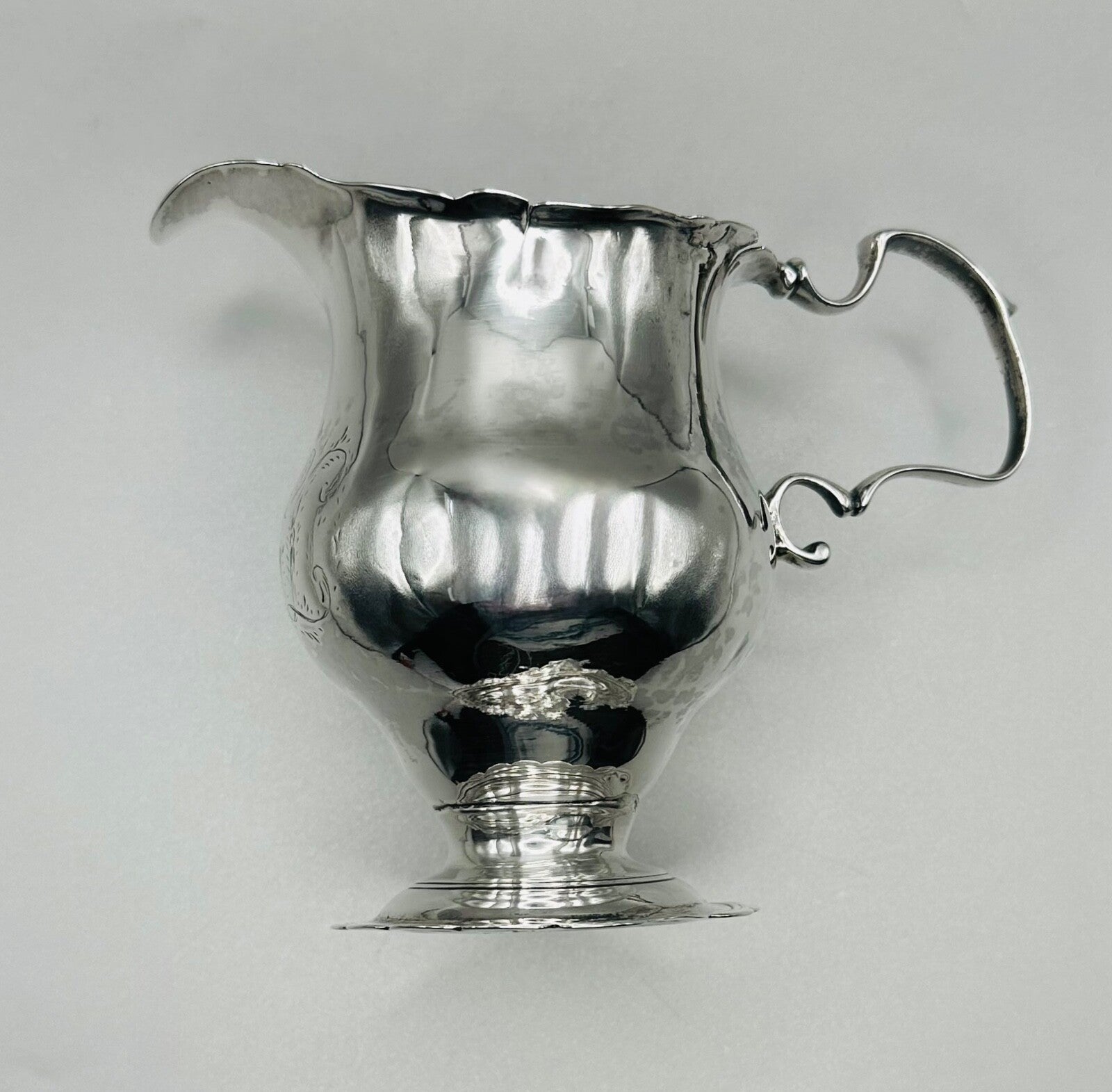 Antique Georgian Silver Cream Jug - London Hallmarks