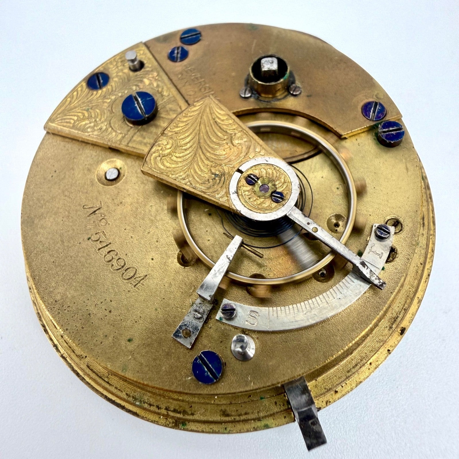 Antique J.G. Graves “Express” English Lever Pocket Watch Movement – Working