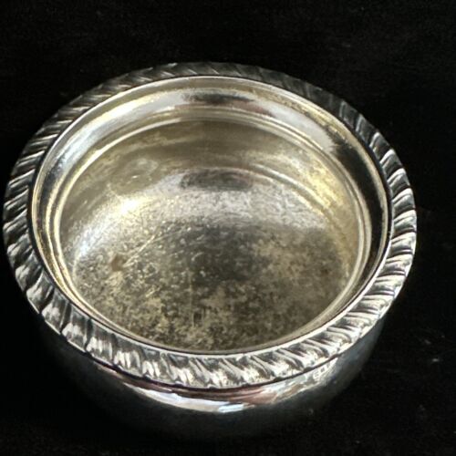 Antique Solid Silver Salt - Birmingham 1898 Elkington & Co