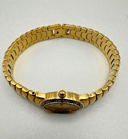 Accurist Diamond Ladies Wristwatch (Model LB 030G) for Spares or Repair