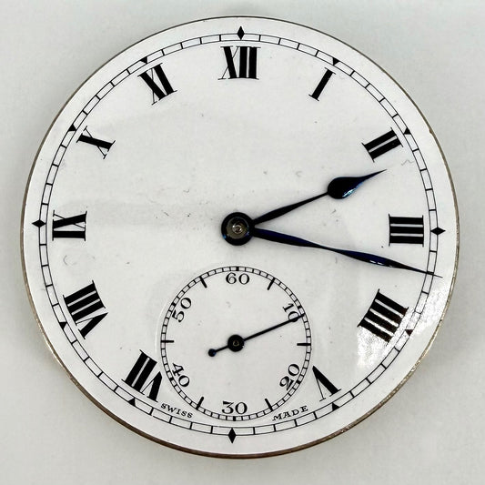 Antique Cyma Tavannes Pocket Watch Movement Swiss Made Ref 918 Working