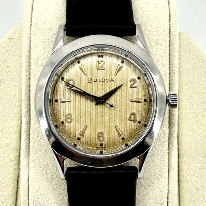 Vintage Bulova Manual Wind Wristwatch – 10BUC – c.1950s – Working