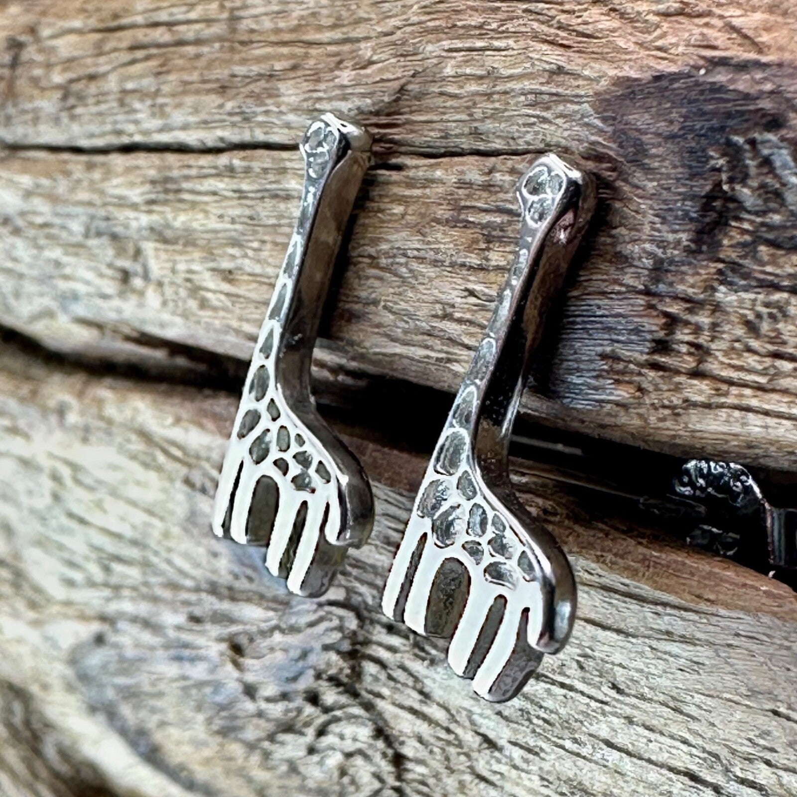 925 Sterling Silver Stud Earrings - Various Designs