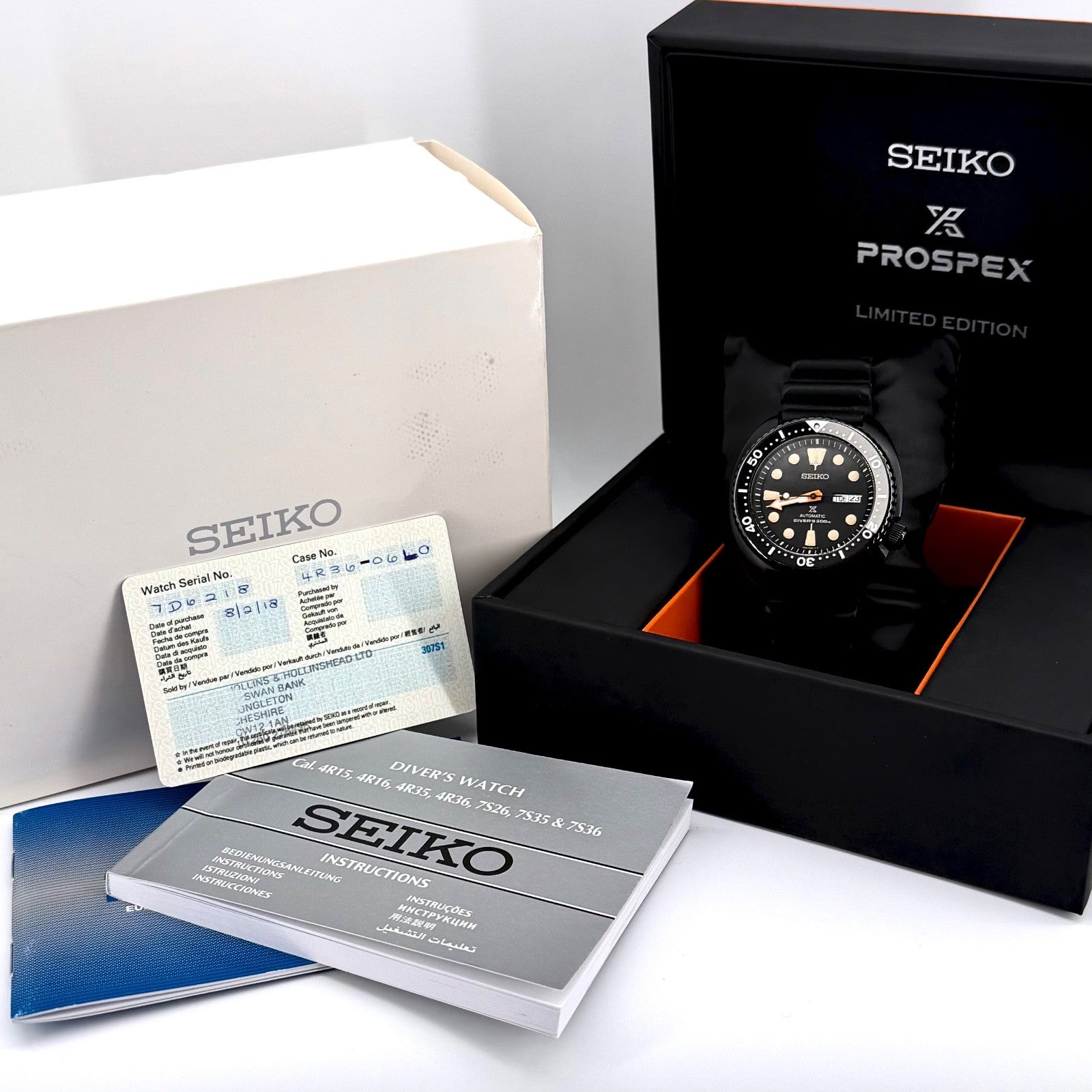 Seiko Prospex Limited Edition “Ninja Turtle” Automatic Diver SRPC49K1