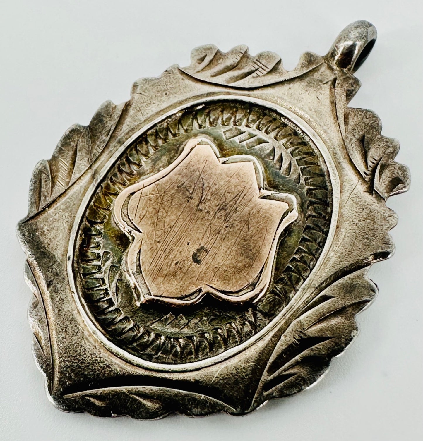 Antique 1923 Sterling Silver Fob Medal – William Adams Ltd