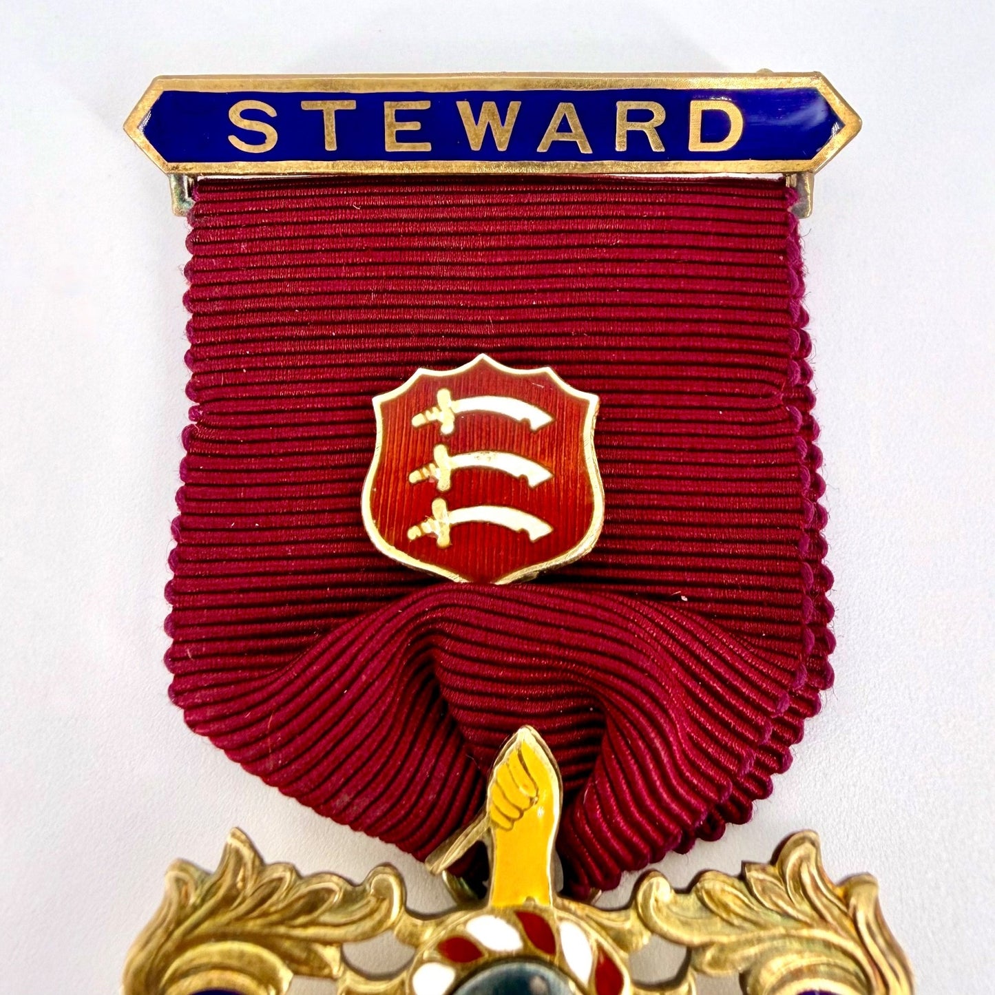 Vintage Silver Gilt Masonic Badge – Royal Masonic Benevolent Instn 1939