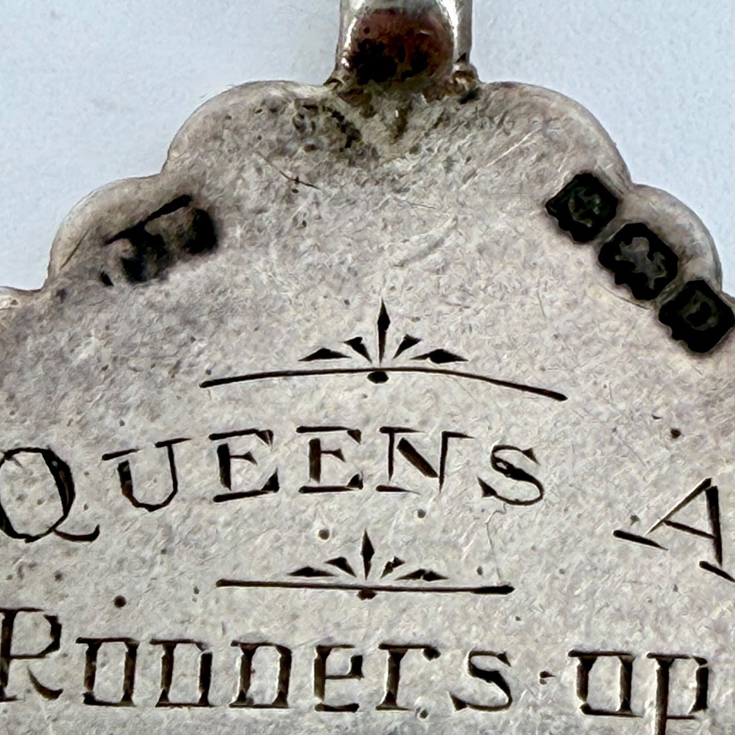 Antique Silver Football Fob Medal – Birmingham 1928 – Thomas Fattorini