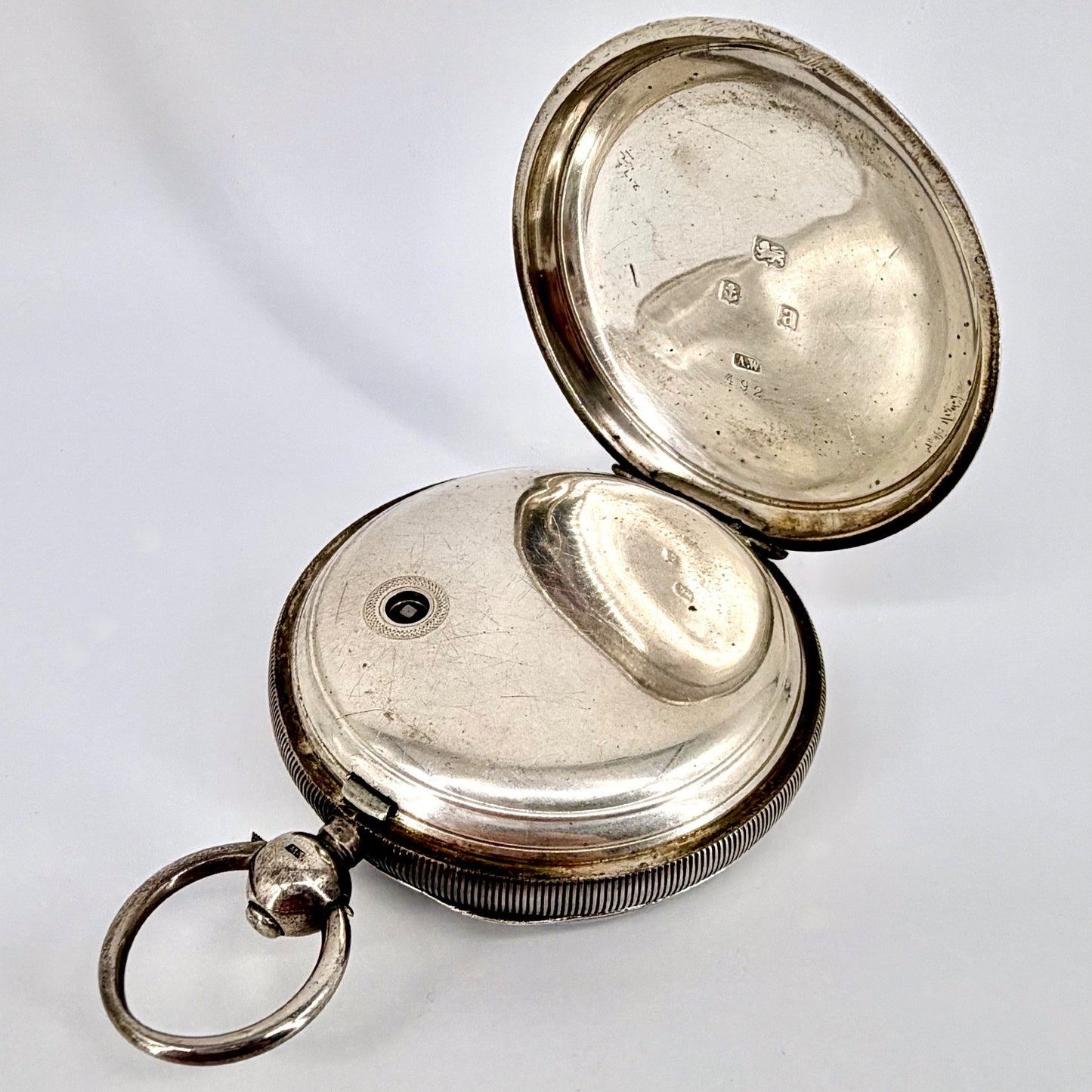 Antique Silver Pocket Watch - Birmingham 1900, Alfred Wigley – Working