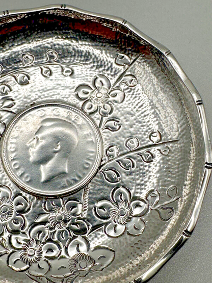 Sterling Silver Canadian Coin Dish - Hong Kong - Lee Yee Hing