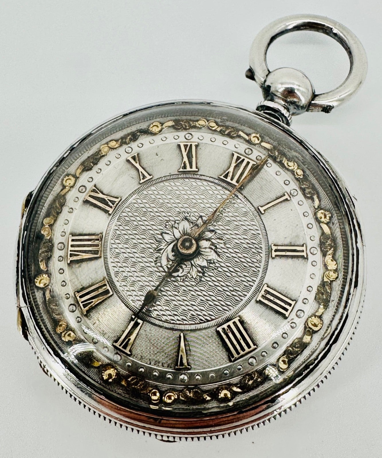 Antique Baume Genève Silver Pocket Watch, Matching Serials, Marked CB, c.1860-80
